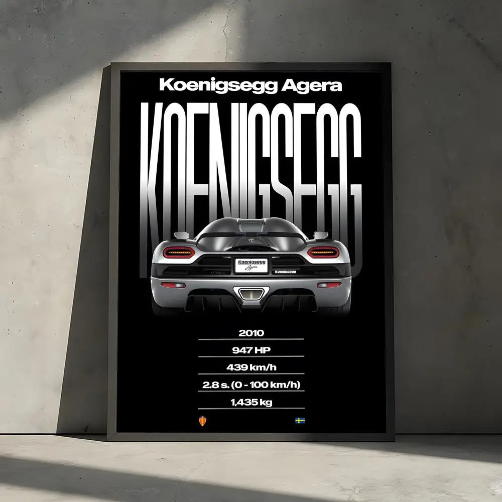 Hypercar Poster – Midnight Edition