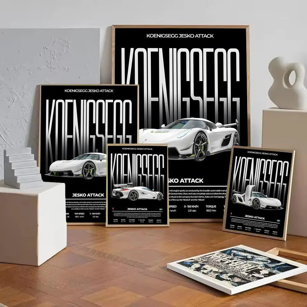 Hypercar Poster – Midnight Edition