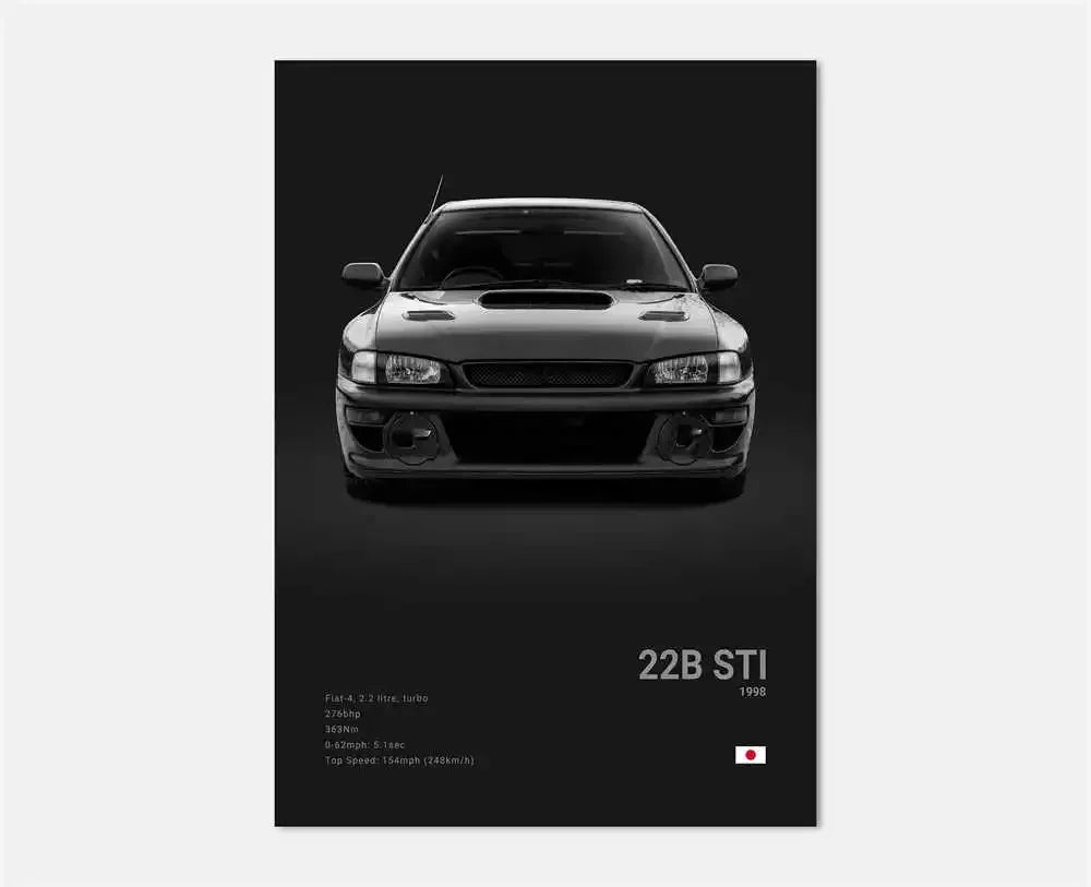 Midnight Supercar Poster – Shadow Edition