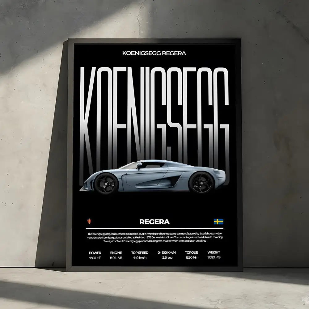 Hypercar Poster – Midnight Edition