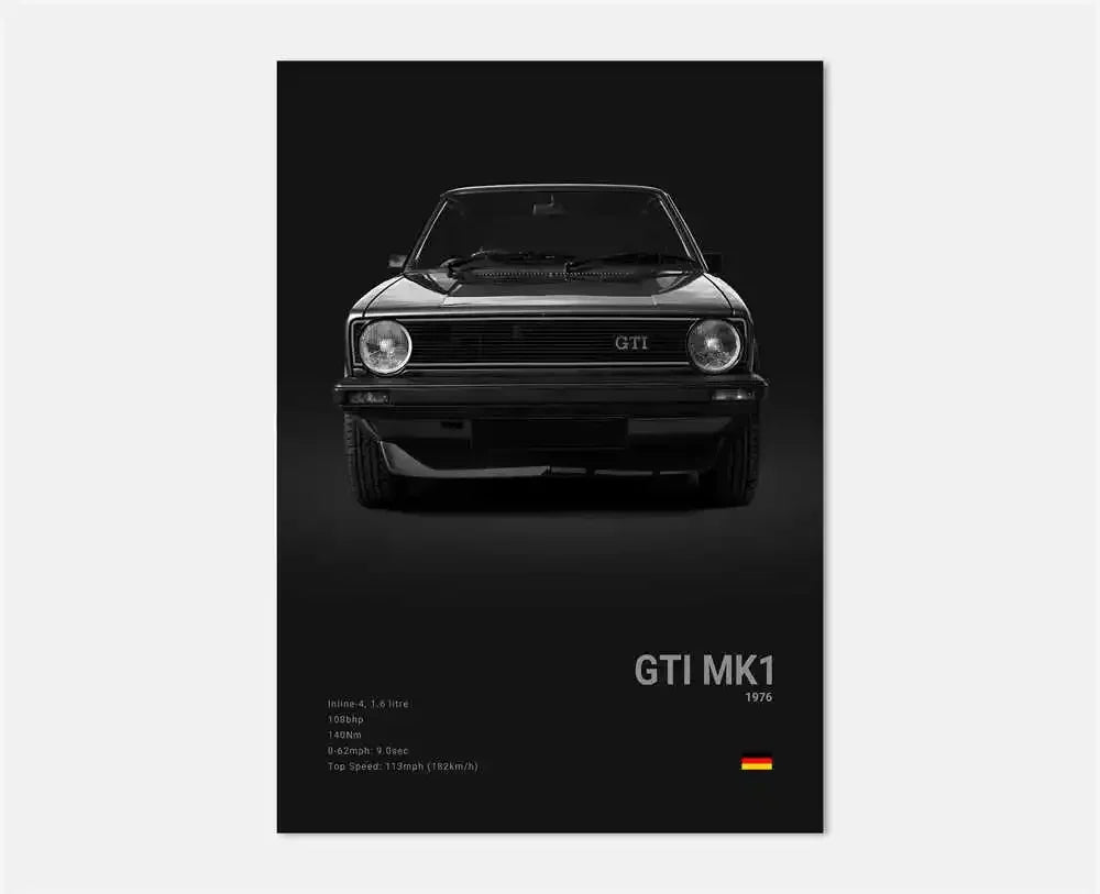 Midnight Supercar Poster – Shadow Edition