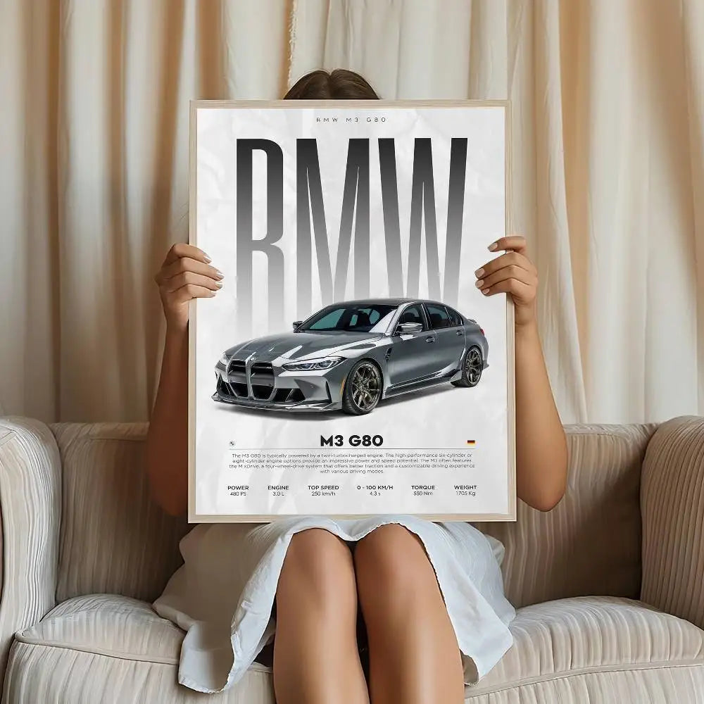 Performance Sedan Poster – Classic Edition