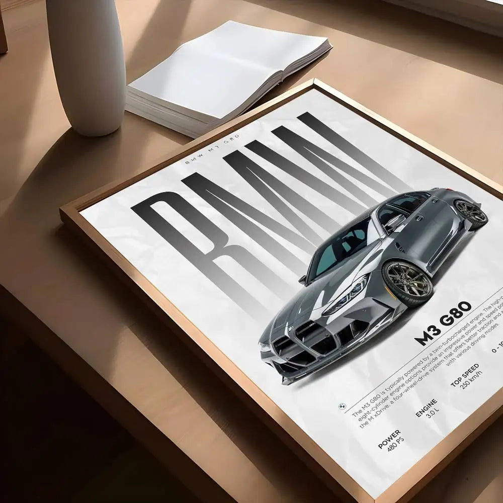 Performance Sedan Poster – Classic Edition