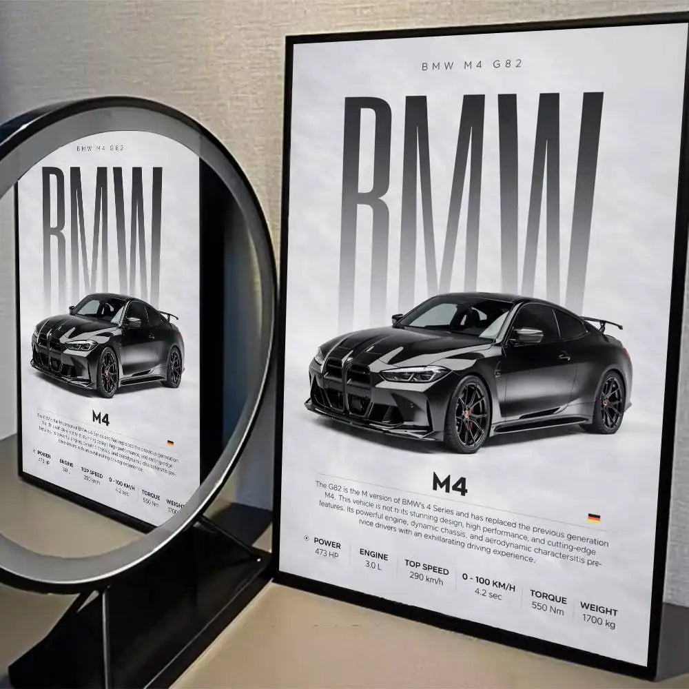 Performance Sedan Poster – Classic Edition