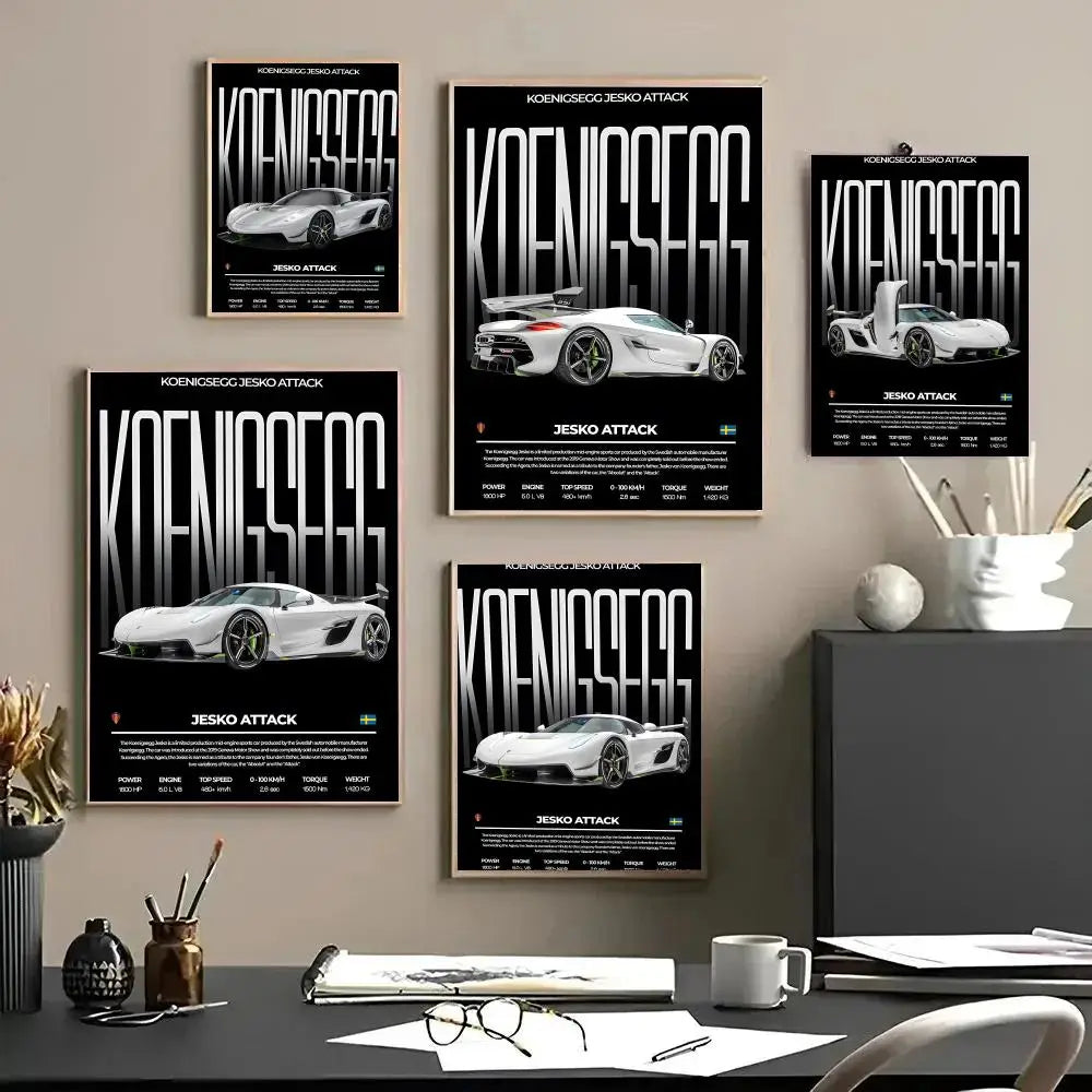 Hypercar Poster – Midnight Edition