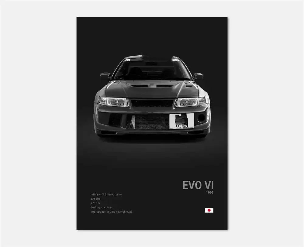 Midnight Supercar Poster – Shadow Edition