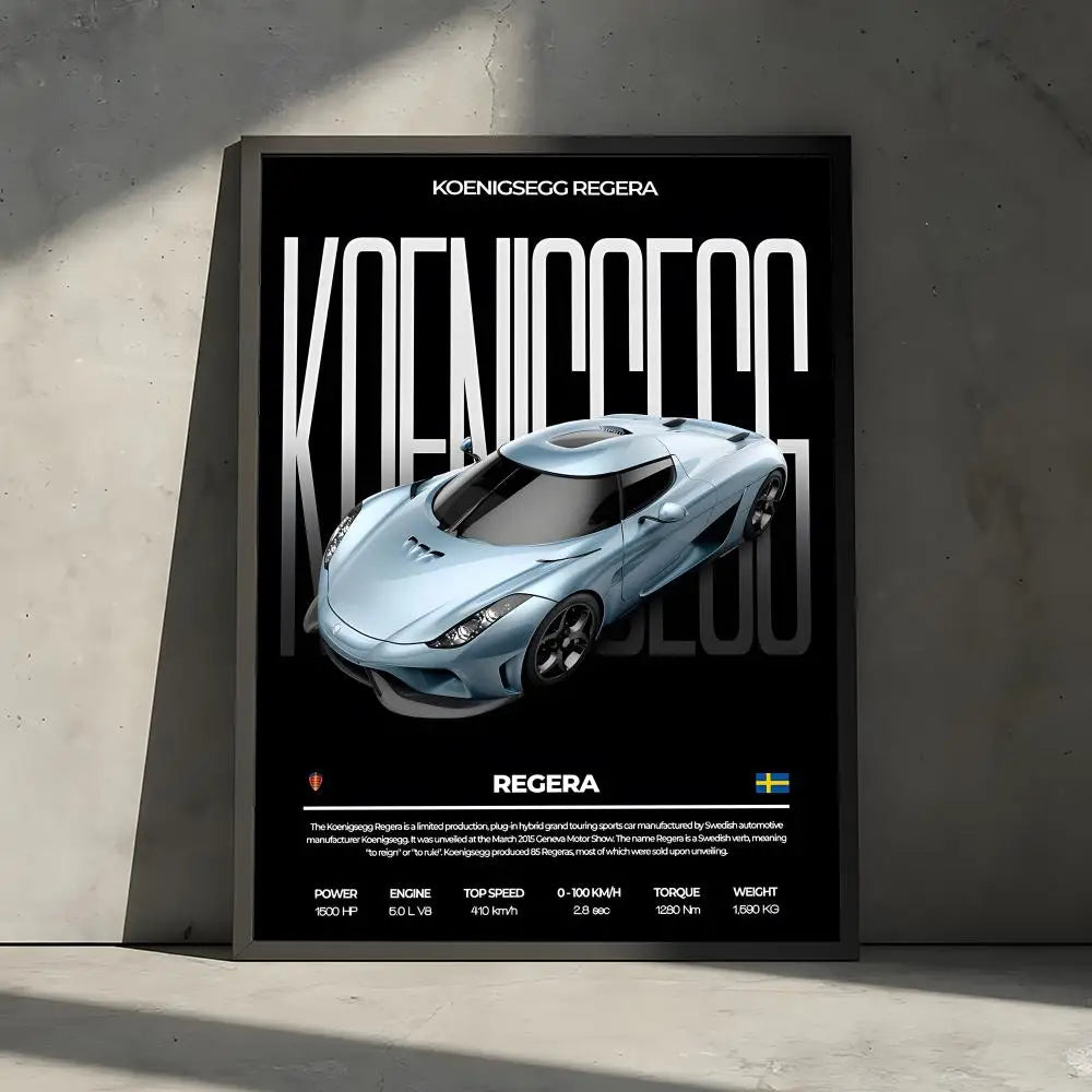 Hypercar Poster – Midnight Edition