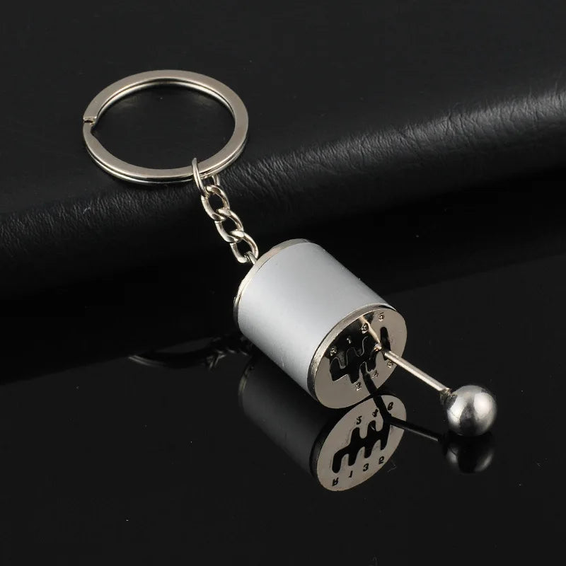 Manual Gear Shifter Keychain – Metal Edition