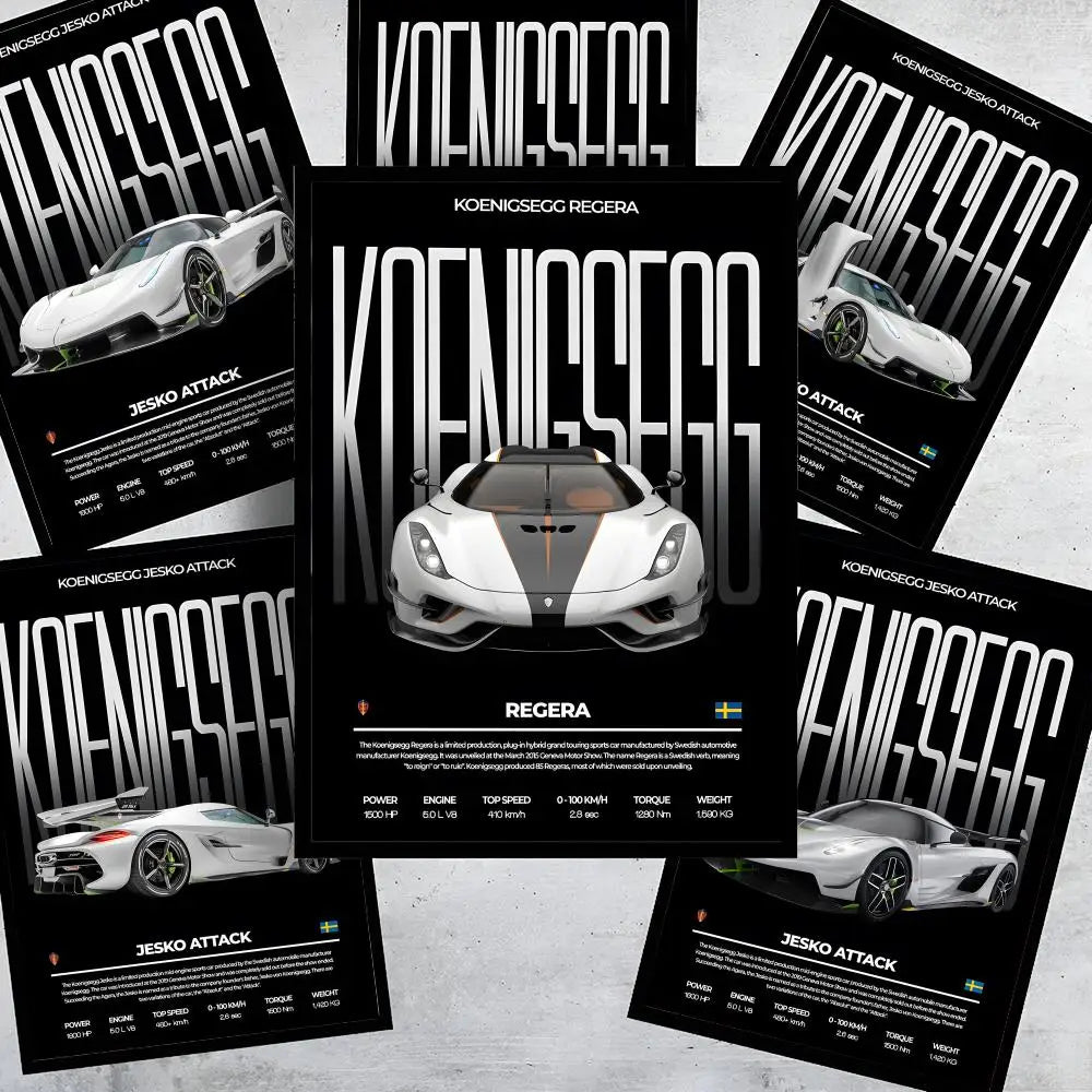 Hypercar Poster – Midnight Edition