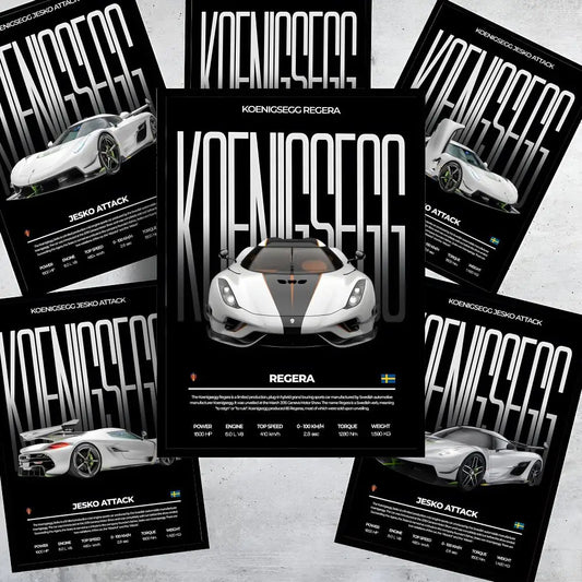 Hypercar Poster – Midnight Edition
