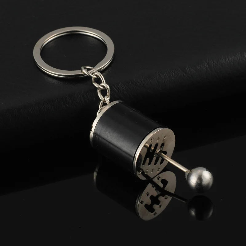 Manual Gear Shifter Keychain – Metal Edition