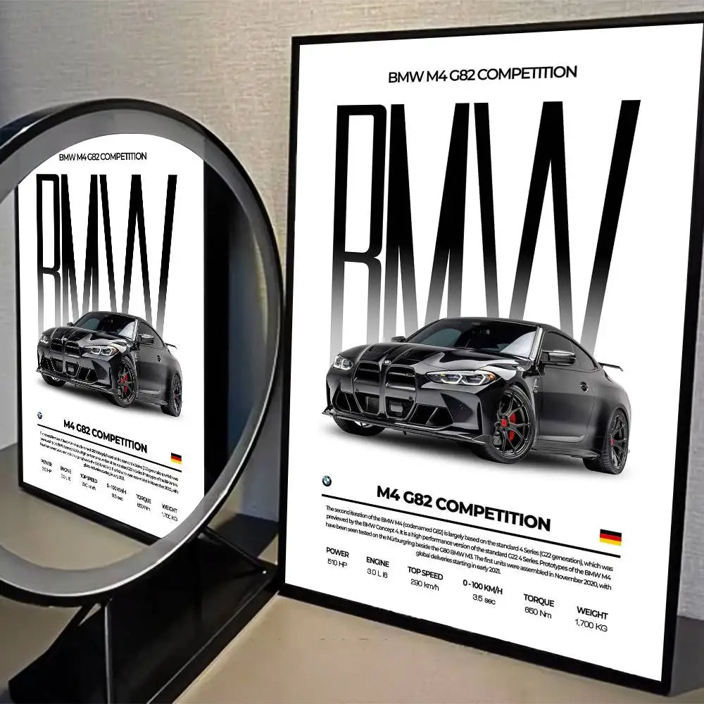 Performance Sedan Poster – Classic Edition