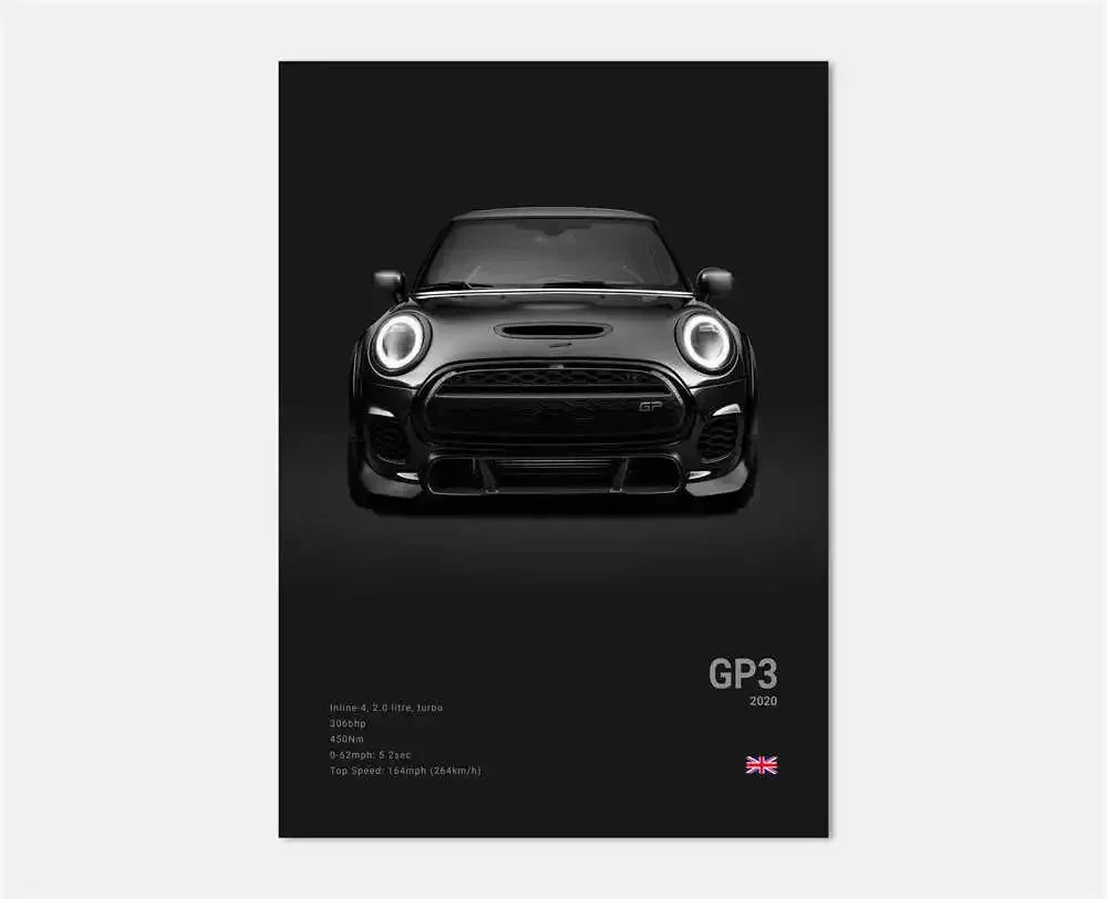 Midnight Supercar Poster – Shadow Edition
