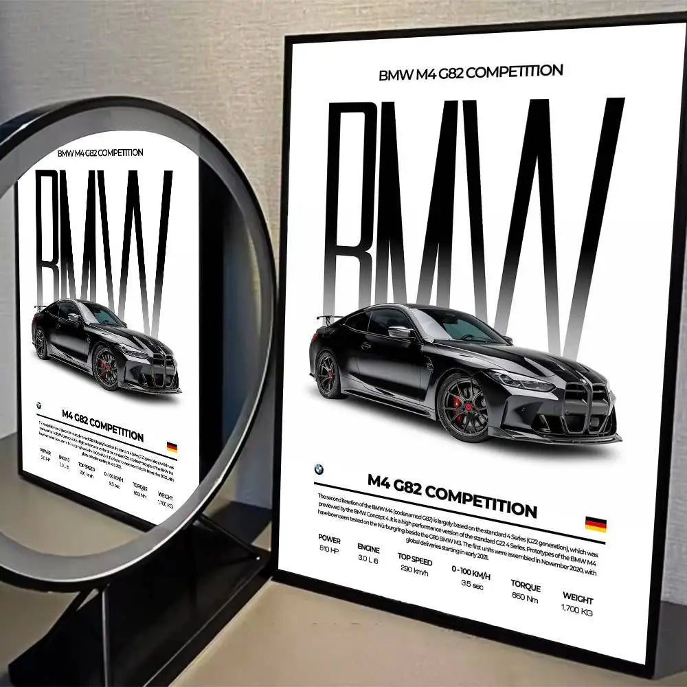 Performance Sedan Poster – Classic Edition