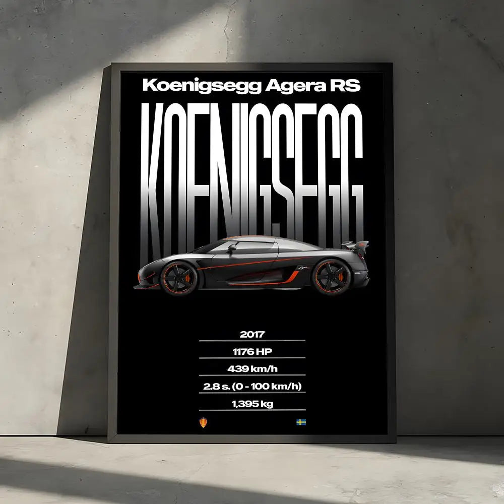 Hypercar Poster – Midnight Edition