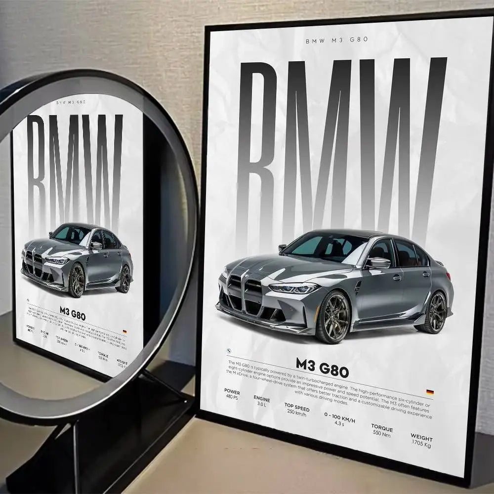 Performance Sedan Poster – Classic Edition