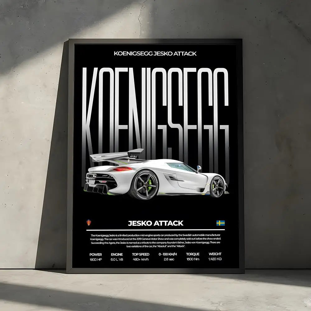 Hypercar Poster – Midnight Edition