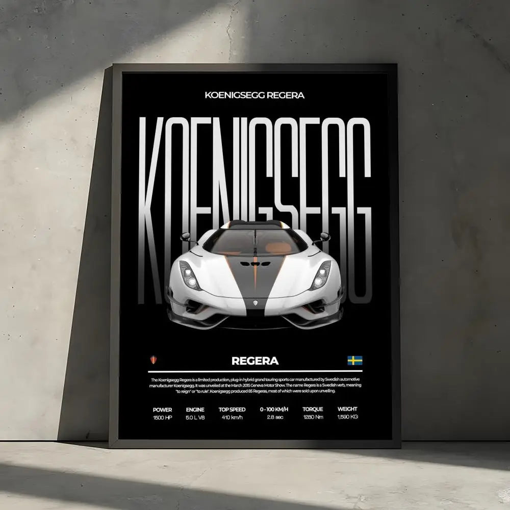 Hypercar Poster – Midnight Edition