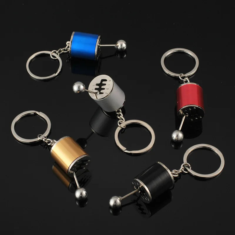 Manual Gear Shifter Keychain – Metal Edition