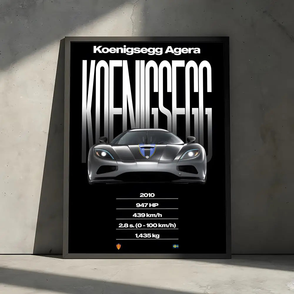 Hypercar Poster – Midnight Edition